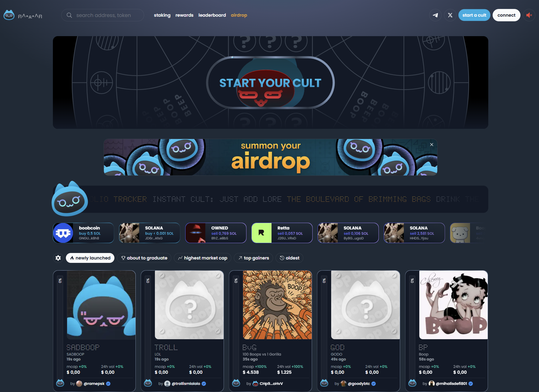 BOOP on Solana: Inside the Memecoin Powering Boop.fun’s Cult Economy